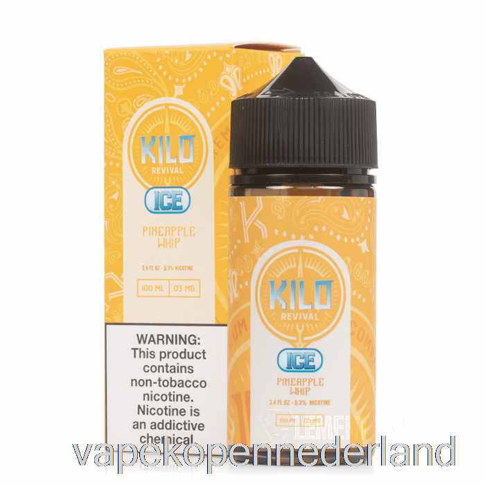 Elektronische Sigaret Vape Ijs Ananas Zweep - Kilo Revival - 100ml 3mg